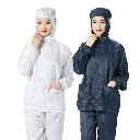 Anti static split hooded suit