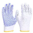 Cotton dot bead gloves 500g@12 pairs